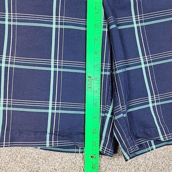 Men's GREG NORMAN Shark Performance Fabric Golf Shorts - Blue Size 34 - Picture 4 of 10